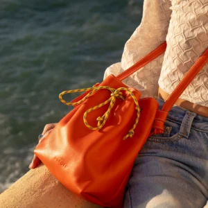 Alternative view of Bag seal "Giselle" - Orange Color