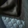 Leather bag for women, black leather